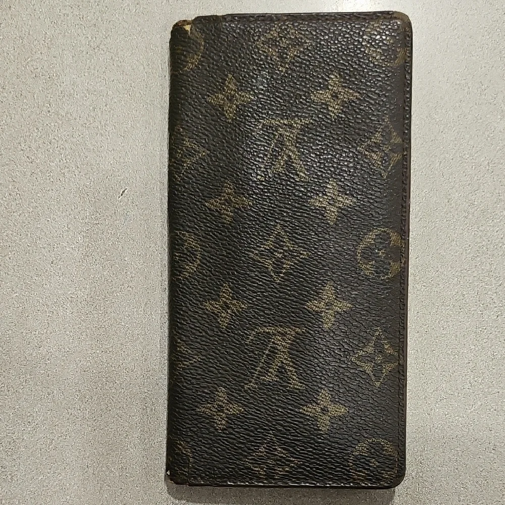 Louis Vuitton Monogram Brown Wallet Vintage Long Wallet Mens - Picture 2 of 9